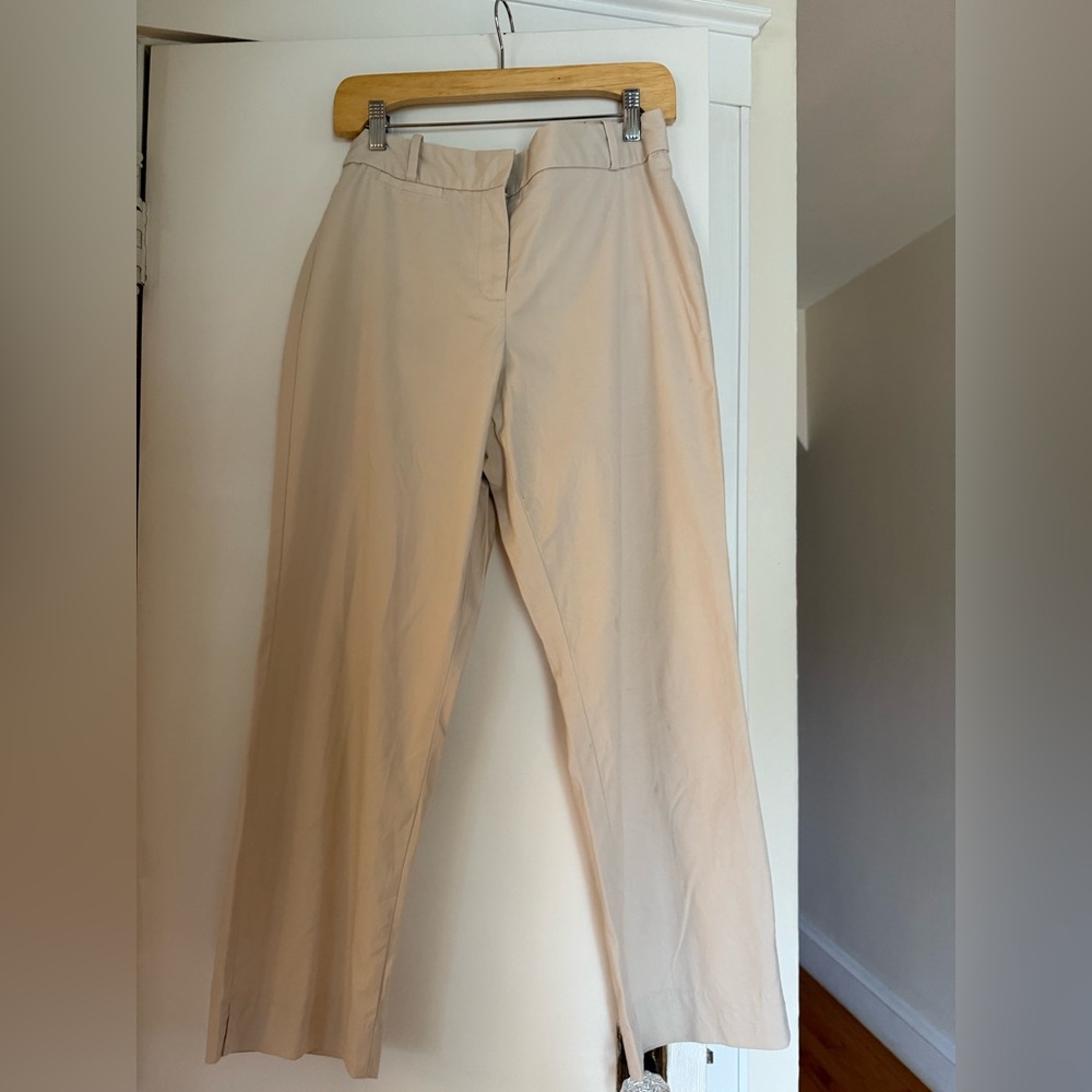 Talbots Women's Tan Wide Leg Pants
